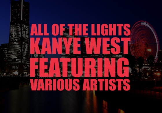 kanye west all of the lights cover art. all-of-the-lights-cover